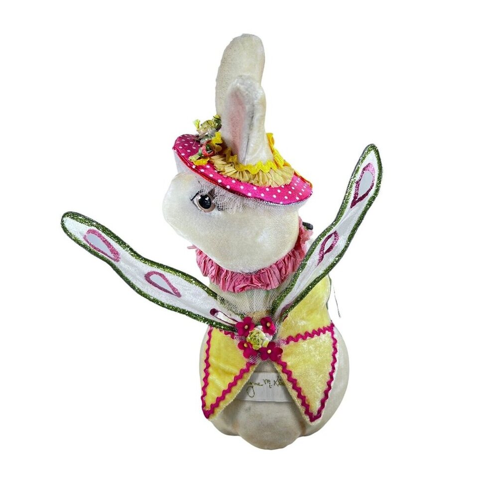 Katherines Collection Wayne Kleski Fairy Bunny Rabbit Flocked Eyelashes Signed - Picture 7 of 16